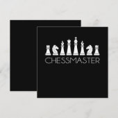 Schaak - Chessmaster Kaart (Voorkant / Achterkant)
