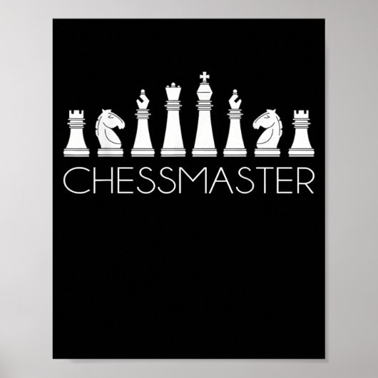 Schaak - Chessmaster Poster (Voorkant)