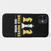 Schaak - Dappere zetten, grote winsten Case-Mate iPhone Case (Achterkant (horizontaal))