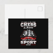 Schaak Grappige Citaten Humor Spreuken Uitnodiging Briefkaart (Voorkant / Achterkant)