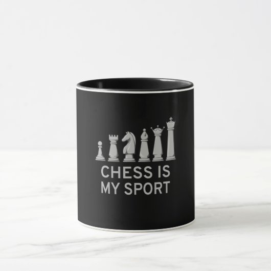 Schaak Is Mijn Sport Mok (Midden)