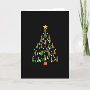 Schaak Kerstboom - Koning Koningin Paard Toren Kaart