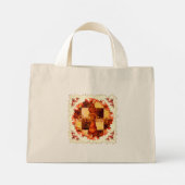 Schaak Koning Boodschappentas Mini Tote Bag (Achterkant)