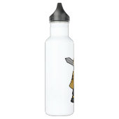 Schaak Koningin op schaak met zwaard Waterfles (Links)