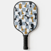Schaak Master Strategist Gamer Pickleball Paddle (Voorkant)
