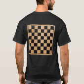 Schaak Mat, Schakers T-shirt (Achterkant)