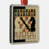 SCHAAK METALEN ORNAMENT (Rechts)