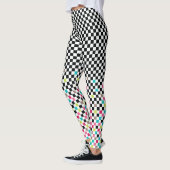 Schaak naadloos patroon leggings (Links)