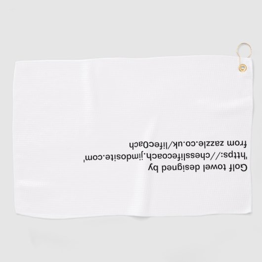 schaak- of golfhanddoek (Horizontaal)