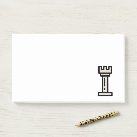 schaak post-it® notes (Op bureau)