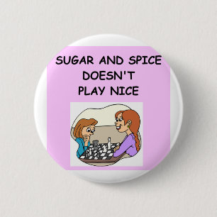 schaak ronde button 5,7 cm