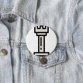 schaak ronde button 7,6 cm (In situ)