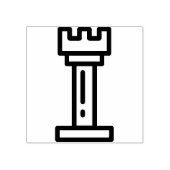 schaak rubberstempel (Afrduk)