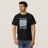 Schaak Schaakbord Schaker T-shirt (Voorkant volledig)