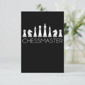 Schaak - Schaakmeester Kaart (Staand voorkant)