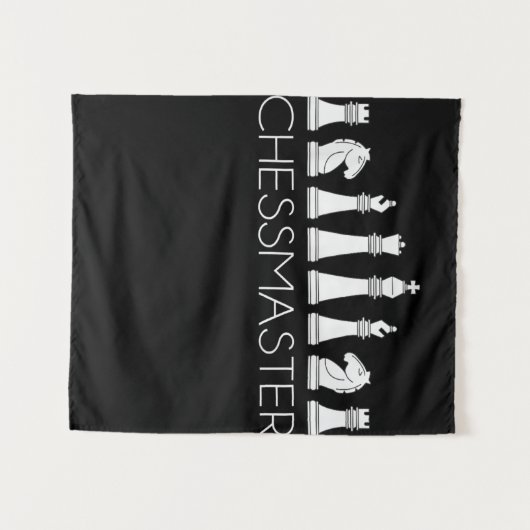 Schaak - Schaakmeester Wandkleed (Voorkant (horizontaal))