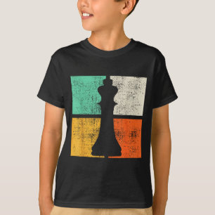 Schaak Schaakstukken Koning Speler T-shirt