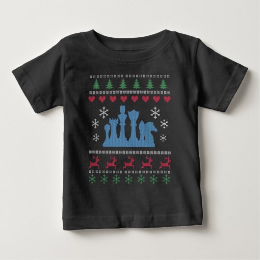 Schaak - Schaakstukken Lelijke Kerstmis (Voorkant)
