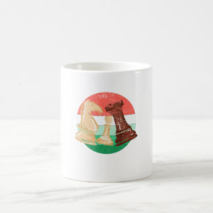 Schaak - Schaakstukken Schaakspeler Cadeau Koffiemok