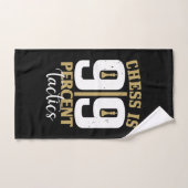 Schaak - Schaken is 99 procent tactiek Handdoek (Handdoek)