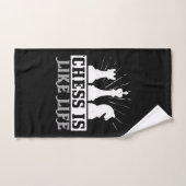 Schaak - Schaken is als het leven Handdoek (Handdoek)