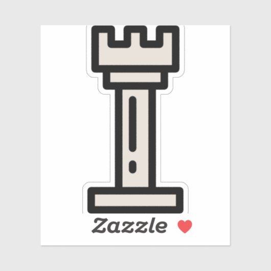schaak sticker (Vel)