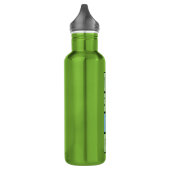 Schaak van elementen waterfles  (Links)