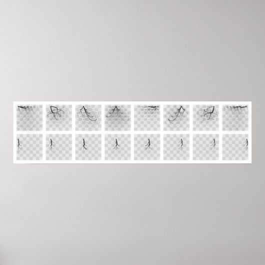 Schaakartikelen voor reizen (zwarte zijde) poster (Voorkant)