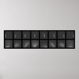 Schaakartikelen (witte zijde) poster