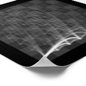 Schaakartikelen (zwarte en witte stukken) poster (Hoek)