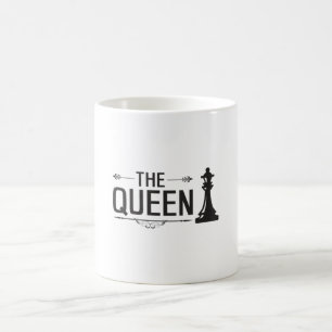 Schaakbord Checkmate Queen Board Cadeau Idee Koffiemok