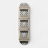 Schaakbord en schaakstukken: Skateboard (Voorkant)
