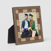 Schaakbord Foto Lijst Sjabloon. Schaakspeler Gift Fotoplaat (Voorkant)