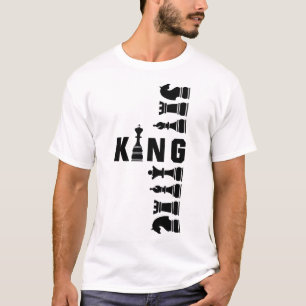 Schaakbord Koning – Strategie Kracht Koninklijk On T-shirt