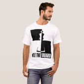 Schaakbord Koning T-shirt (Voorkant volledig)