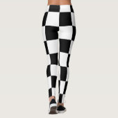 schaakbord leggings (Achterkant)