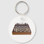 Schaakbord met schaakstukken sleutelhanger (Achterkant)