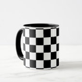 schaakbord mok (Voorkant links)