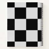 Schaakbord Monogram Notitieboek (Achterkant)