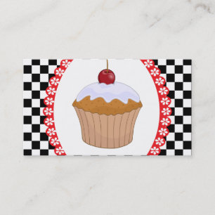 Schaakbord Muffin  Bakkerij Visitekaartje