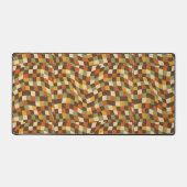 Schaakbord optische illusie - Psychedelische 70s  Bureaumat (Voorkant)