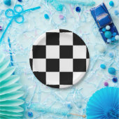 schaakbord papieren bordje (Feest)