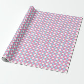 Schaakbord Patroon Cadeaupapier (Uitgerold)