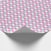 Schaakbord Patroon Cadeaupapier (Hoek)