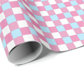 Schaakbord Patroon Cadeaupapier (Rol Hoek)