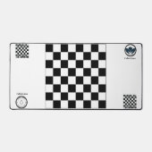 Schaakbord Patroon Desk Mat – Strategische Stijl & (Voorkant)