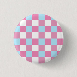 Schaakbord Patroon Ronde Button 3,2 Cm