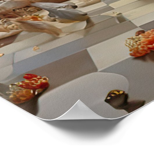 schaakbord poster (Hoek)