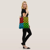 Schaakbord Schaakpleinen Art Canvas tas (Op model)