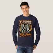 SCHAAKBORD STIJL T-SHIRT (Voorkant volledig)